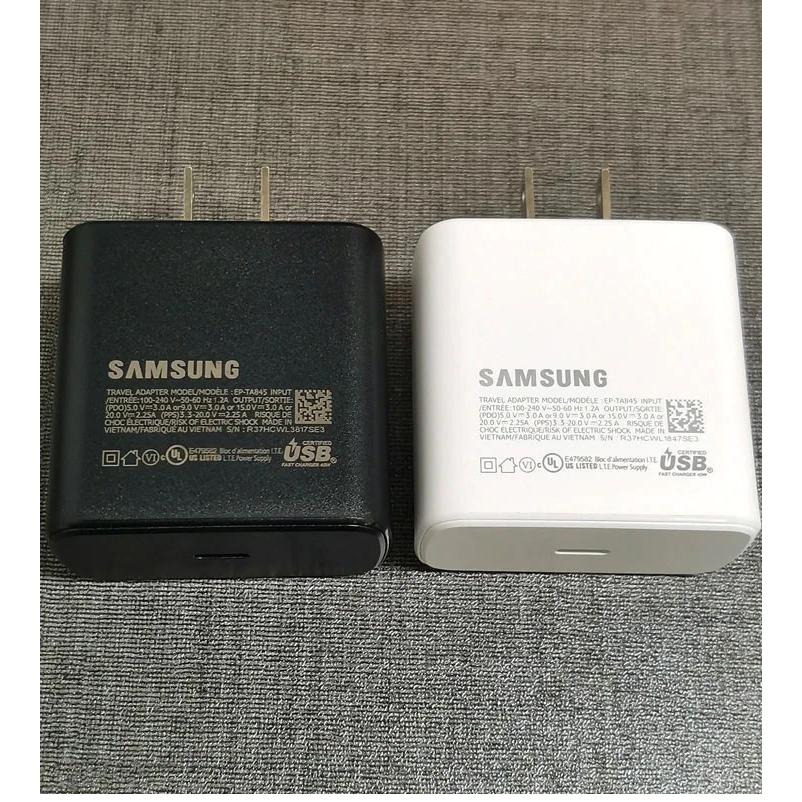Samsung 45W US Plug Charger PD Super Charge Adapter cho Galaxy S20 S21 S22 S23 S24 Note 20 Ultra 10 
