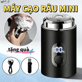 Máy cạo râu mini nhỏ gọn , Dao cạo râu điện Không trầy xước,Bỏ túi tiện lợi, Pin Trâu Không Đau Rát  Dễ Mang Theo