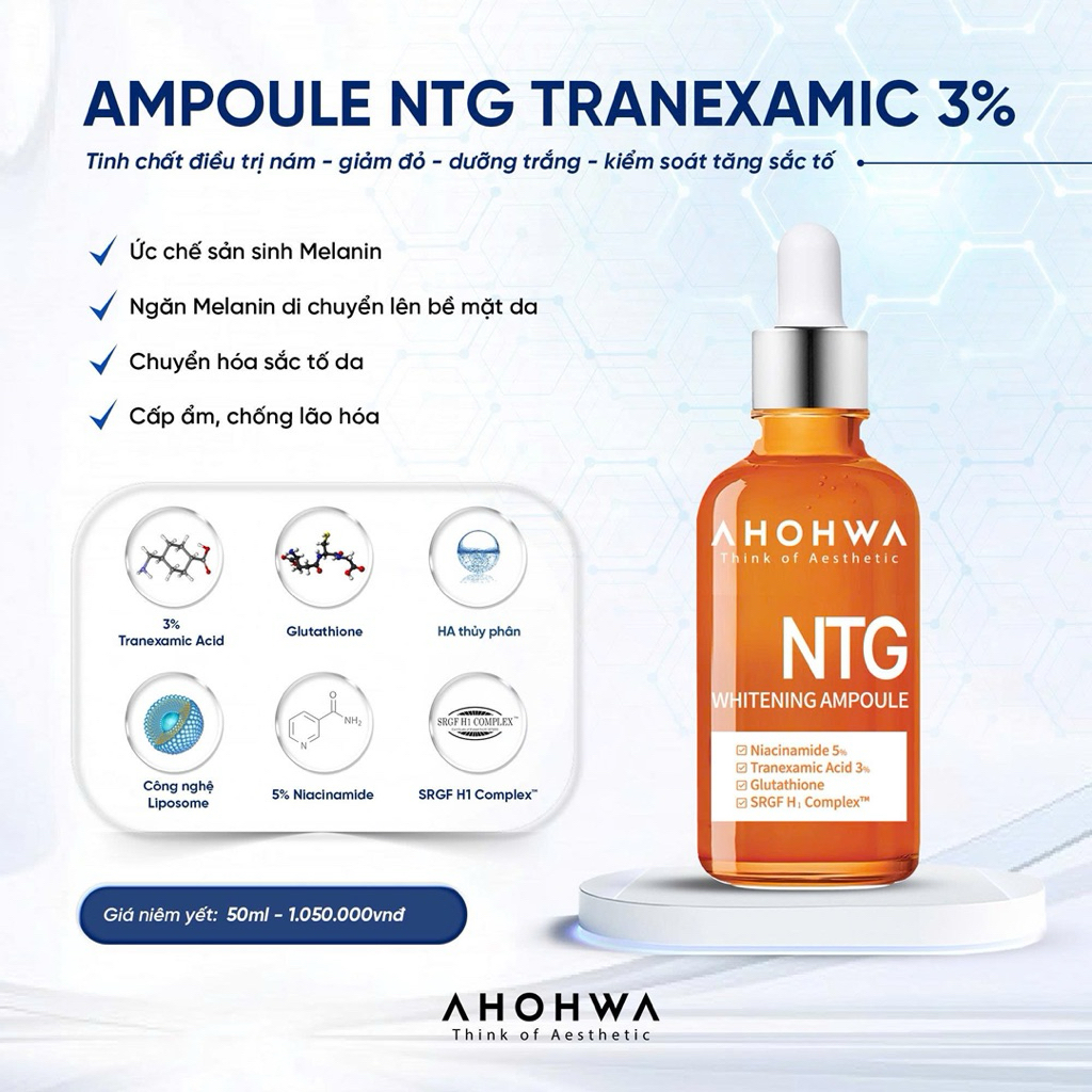 [Chính hãng] Ampoule NTC Ahohwa 50ml