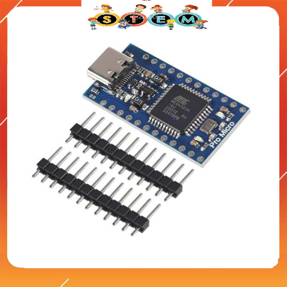 [Stem A-Z][125] Kit Ardunio Pro Type C Atmega32U4 5V 16Mhz