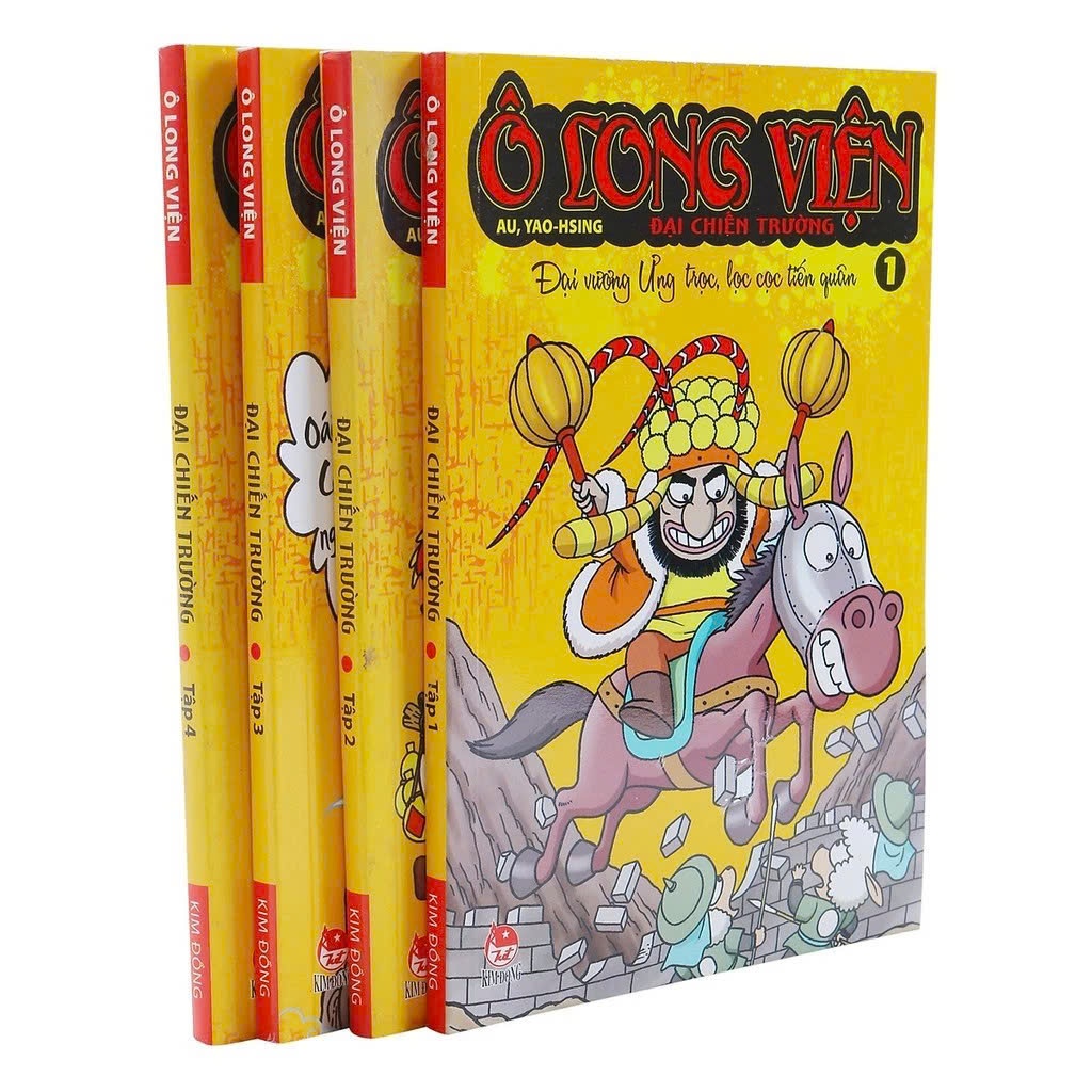 Truyện Ô Long Viện - Đại Chiến Trường - Trọn bộ 4 tập - NXB Kim Đồng