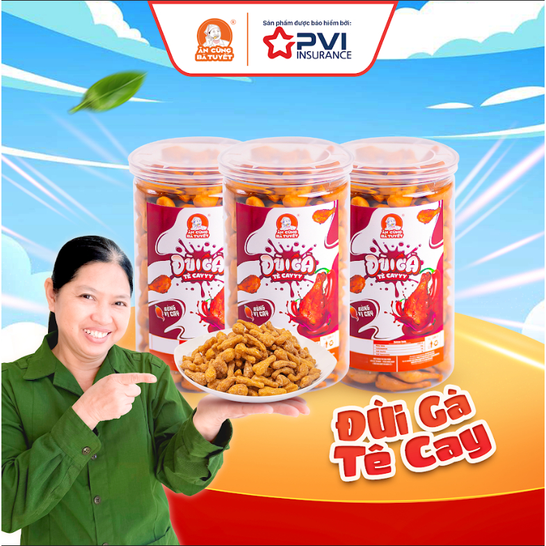 ĐÙI GÀ TÊ CAY RA MẮT - ĂN CÙNG BÀ TUYẾT M39