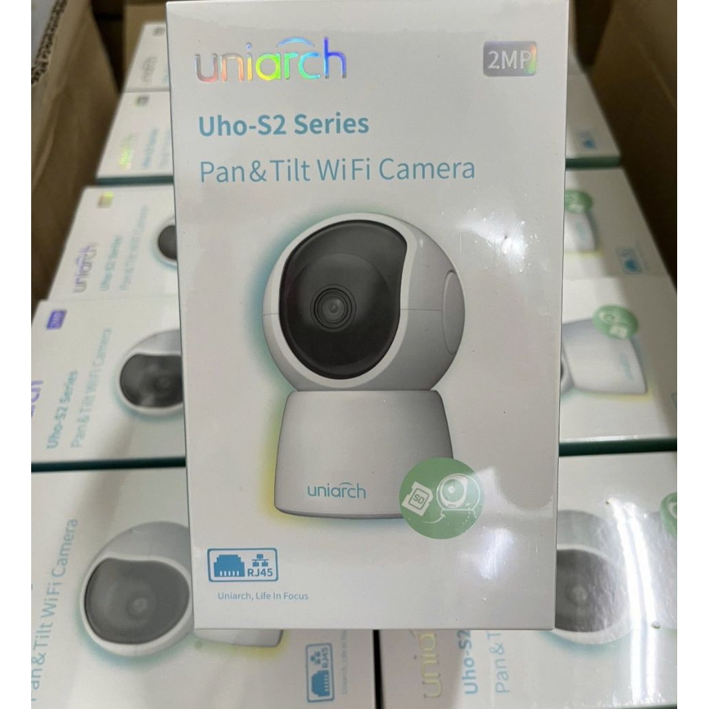 Camera IP WIFI UNIARCH UHO-S2E (2MP) Đàm Thoại Hai Chiều, Hỗ Trợ Cổng LAN RJ45