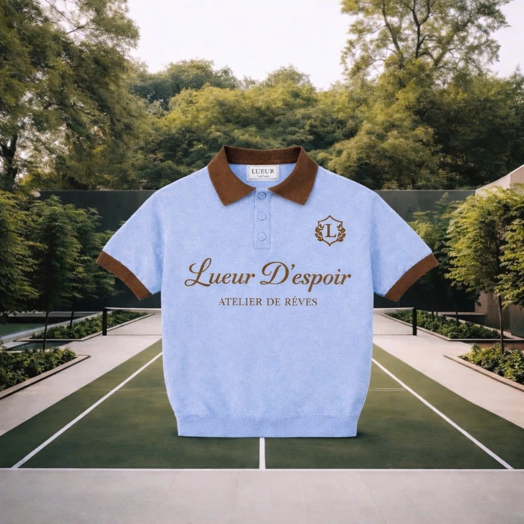 Áo Polo Dệt Kim Cao Cấp LUEUR Unisex Nam Nữ