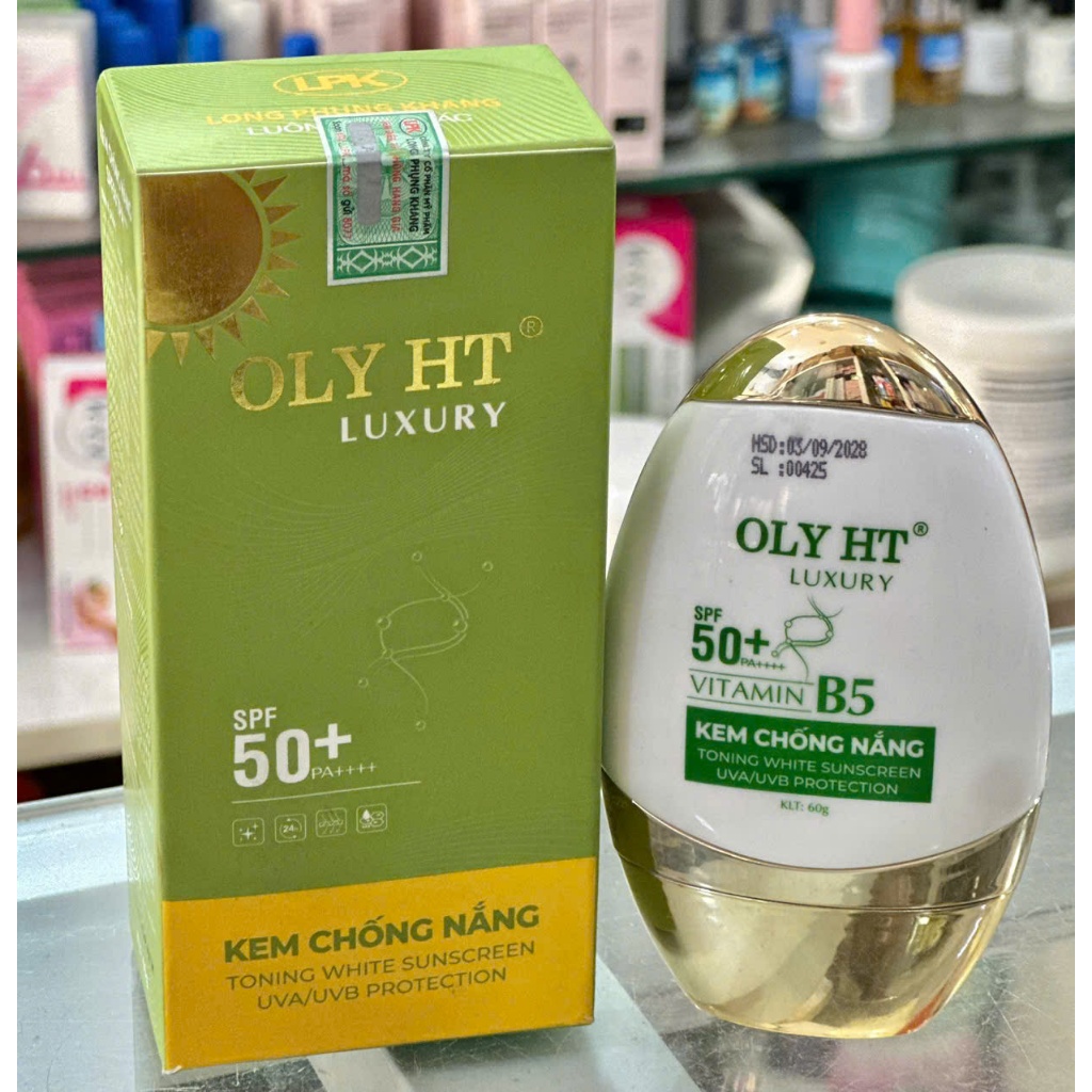 Kem Chống Nắng OLY HT Luxury Vitamin B5 60g