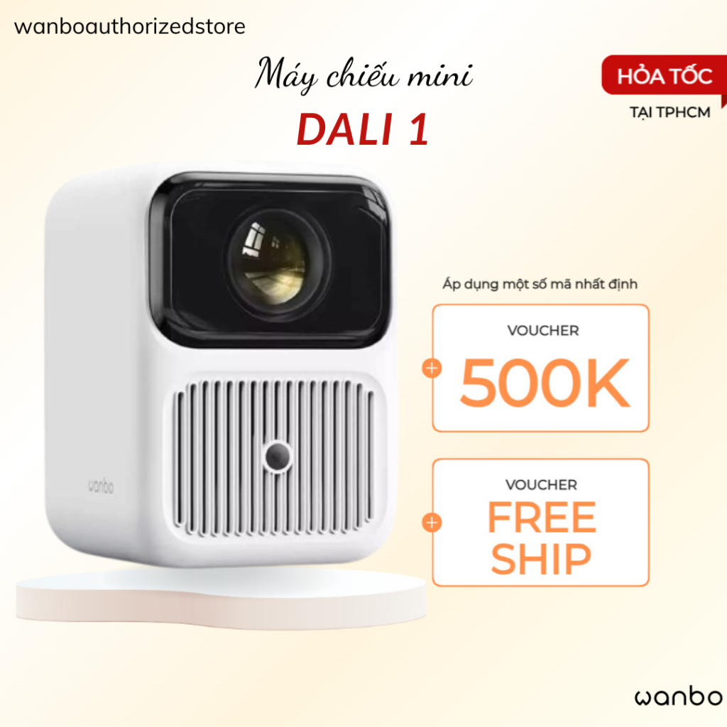 Máy Chiếu Wanbo Dali 1 Full Hd – Tự Động Lấy Nét – Bảo Hành Chính Hãng