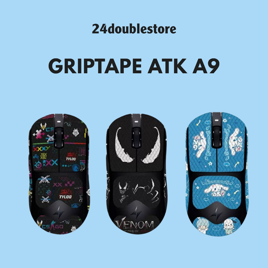 Miếng Dán Chống Trượt | Grip Tape Chống Trượt Cho Chuột ATK A9 SE/A9/PLUS/PROMAX/ULTRA