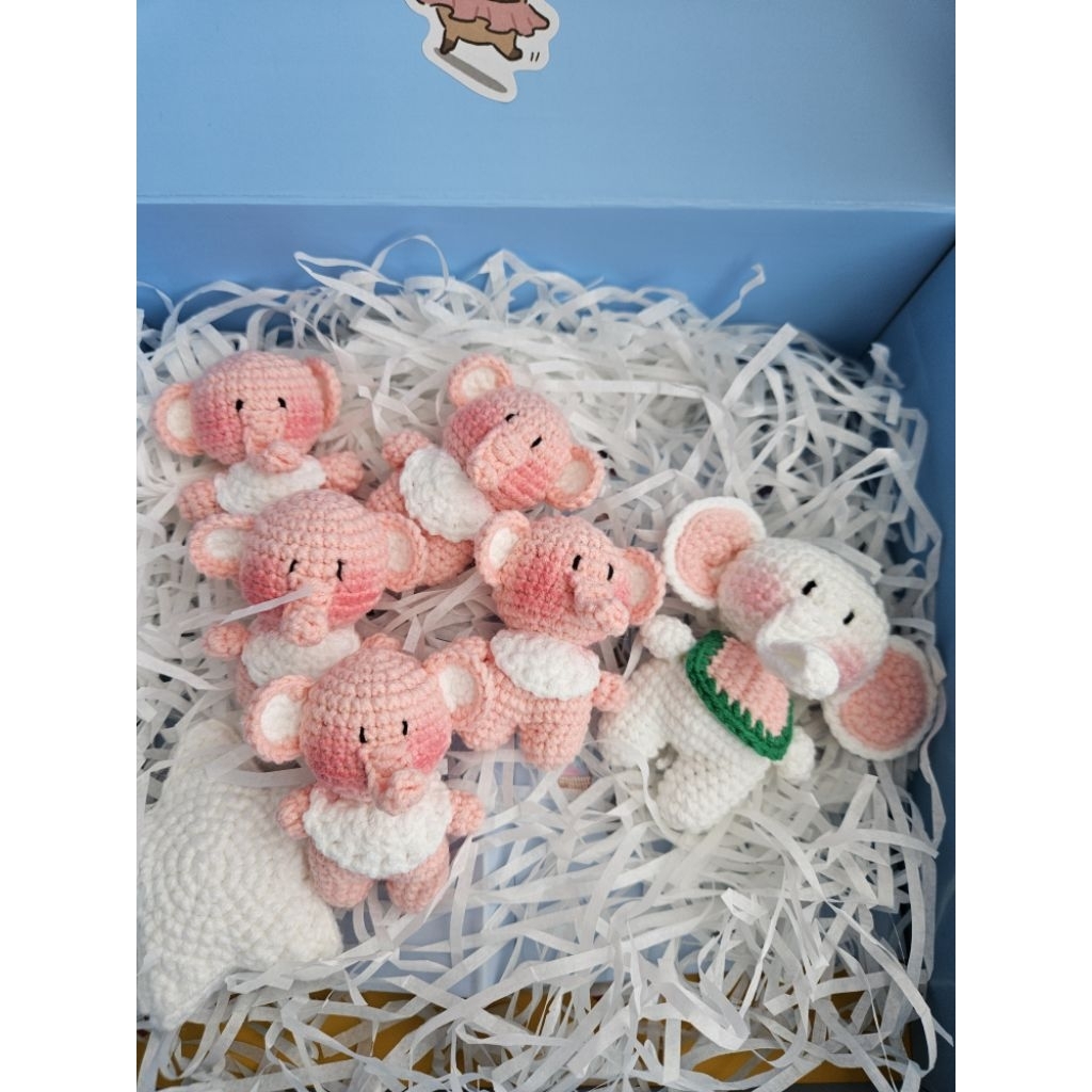 Egreen thú nhỏ xinh handmade tiện làm móc khóa, treo nôi, treo xe