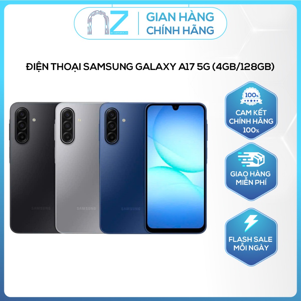 Điện thoại Samsung Galaxy A17 5G (4GB/128GB) - Nguyên Seal