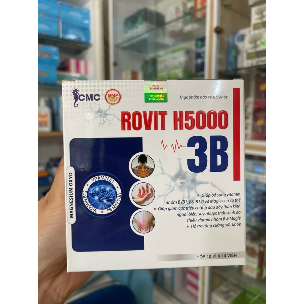 Viên Uống Rovit H5000 3B hộp 100viên.