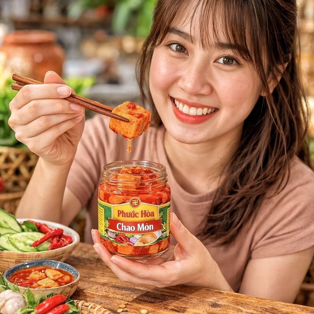 Chao Môn Phước Hòa 800g – Chao Ngon Chấm Rau, Nấu Lẩu, Kho Đậm Vị