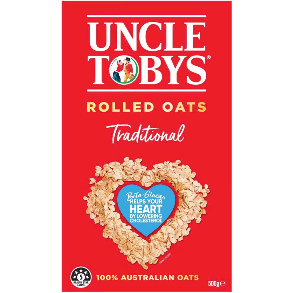 Yến Mạch Nguyên Chất Uncle Tobys nguyên hạt túi 500g Happy phạm dùng