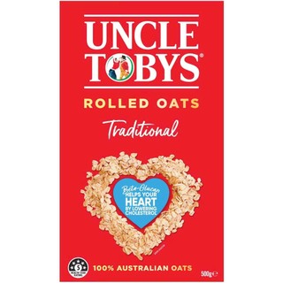 Yến Mạch Nguyên Chất Uncle Tobys nguyên hạt túi 500g Happy phạm dùng