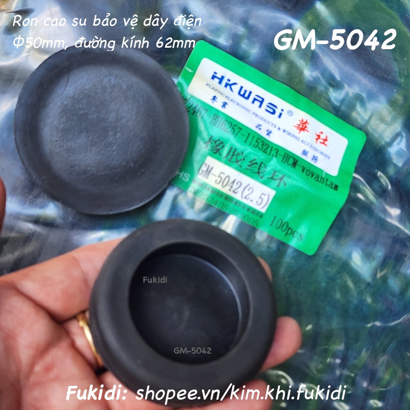 Ron cao su bảo vệ dây điện, phi 50mm - GM-5042