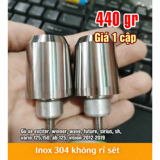 Gù chống rung inox 304 nhiều mẫu gắn xe honda yamaha có giao hỏa tốc HCM