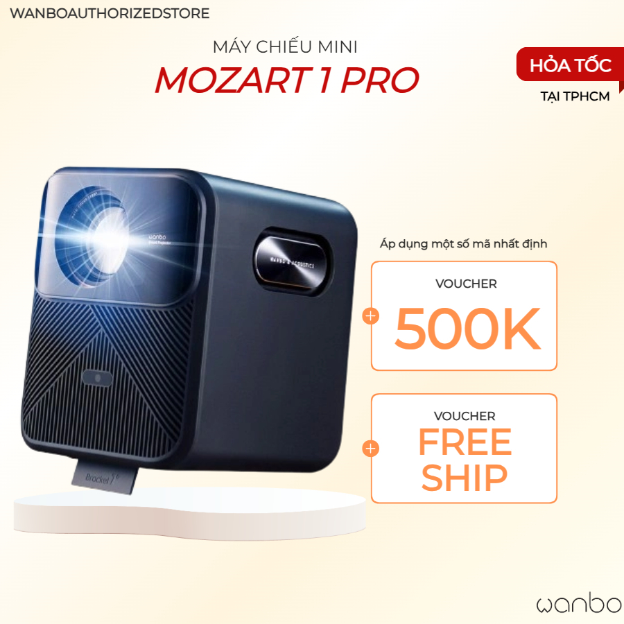 Máy Chiếu Wanbo Mozart 1 Pro Full Hd - Tự Động Lấy Nét - Bảo Hành Chính Hãng