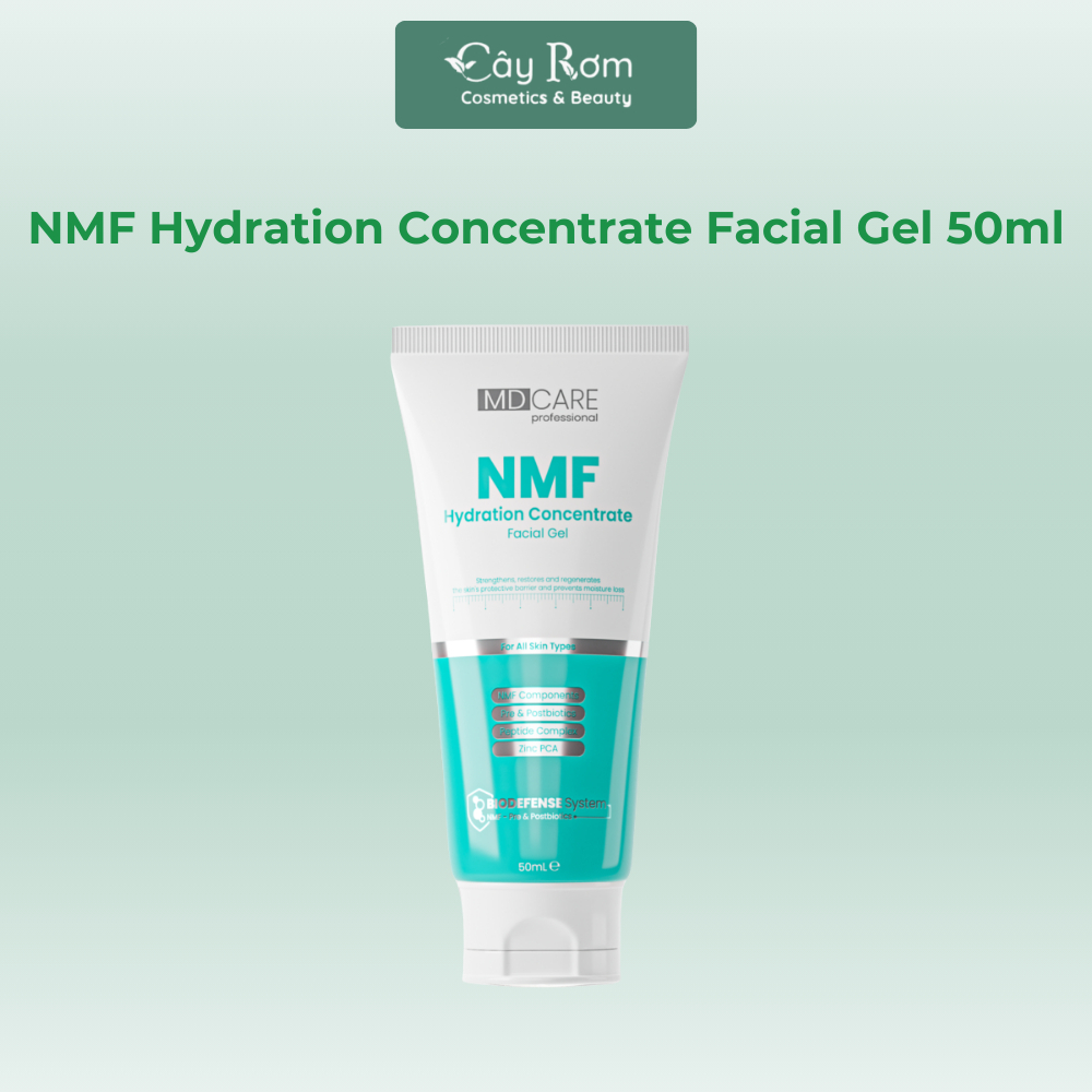 [Mới về] Gel NMF Dưỡng Kiểm Soát Dầu & Phục Hồi Da MD CARE NMF Hydration Concentrate Facial Gel 50ml