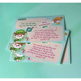 Tem Nhãn Dán Cảm Ơn Anh Shipper (Decal Dán  Cám Ơn Anh Shipper)