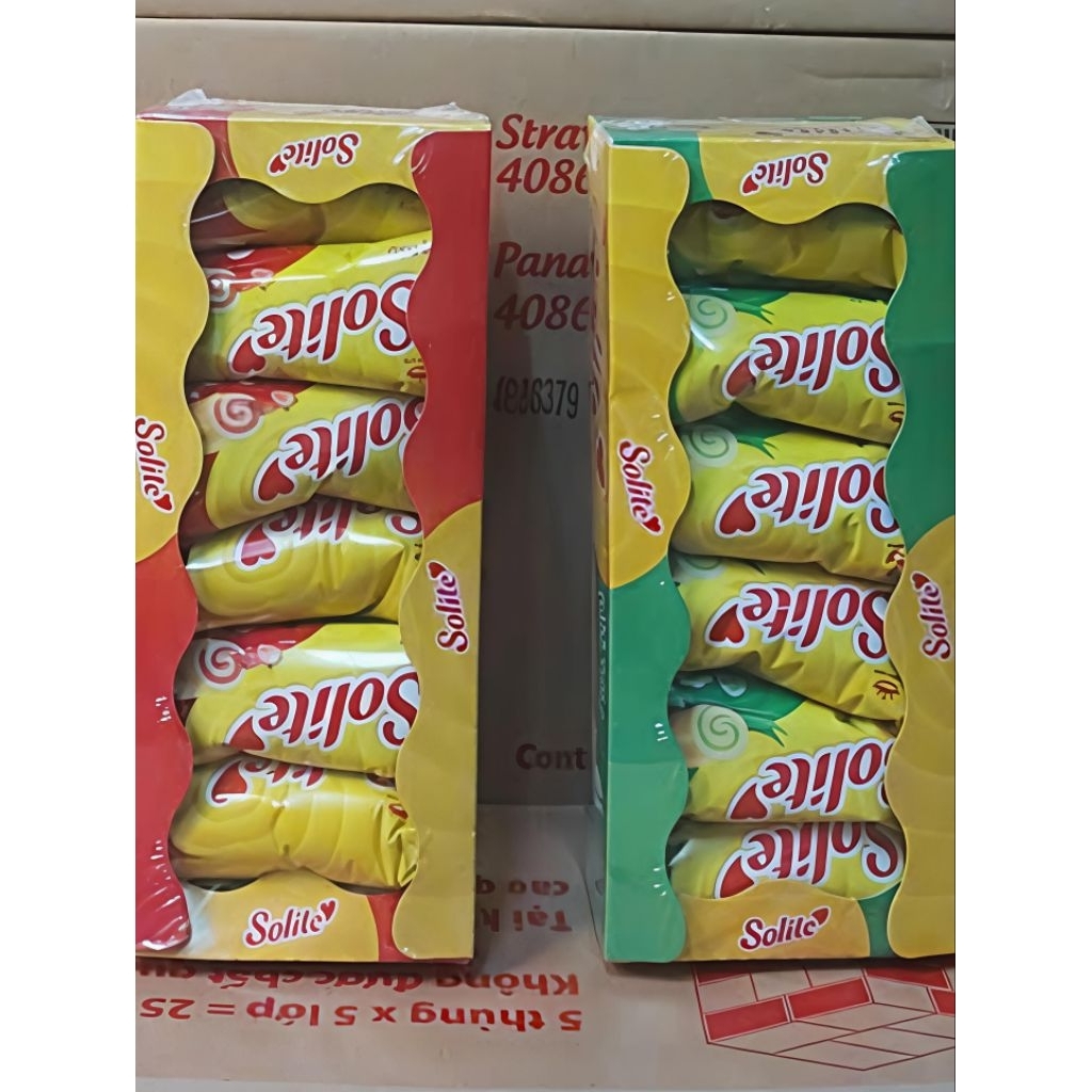 Bánh Bông Lan Cuộn Solite 180g ( 10 cái )