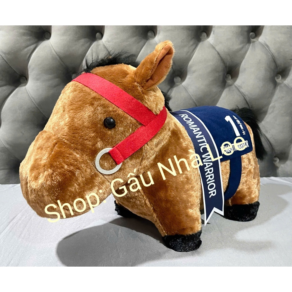 [ Nhật Bản ] [MS2316] Bé gấu bông Ngựa Đua - Số 1 - Thoroughbred ROMANTIC WARRIOR - Hong Kong Cup, s