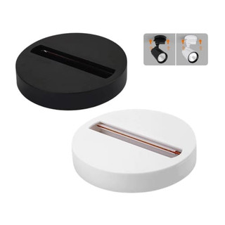 ( COMBO 03 ) Đế Ray Gắn 1 Đèn Rọi Ray Rọi Tranh Spotlight có sẵn dây điện 220V Thay Thế Thanh Trượt