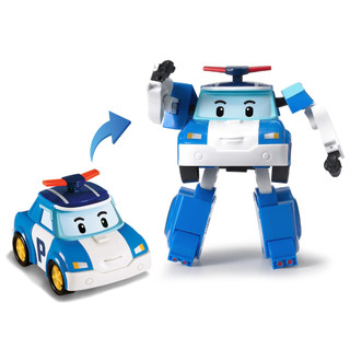 Bộ xe Đồ chơi biến hình robot xe biến hình những người bạn của Cảnh sát Mẹ sóc