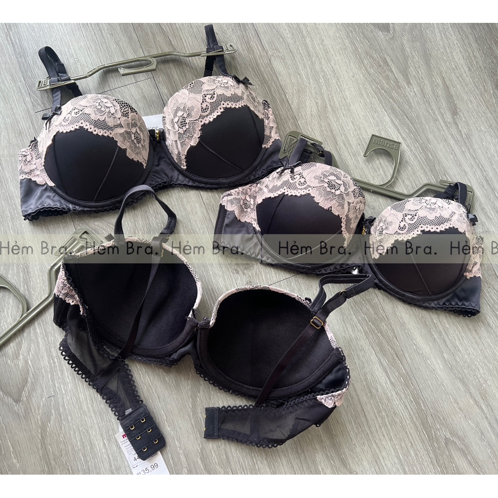 (M.R.S159) Áo lót 34B form Âu cup ngang, có gọng, đệm 0.3cm (xuất dư hãng MA.RI.SA)