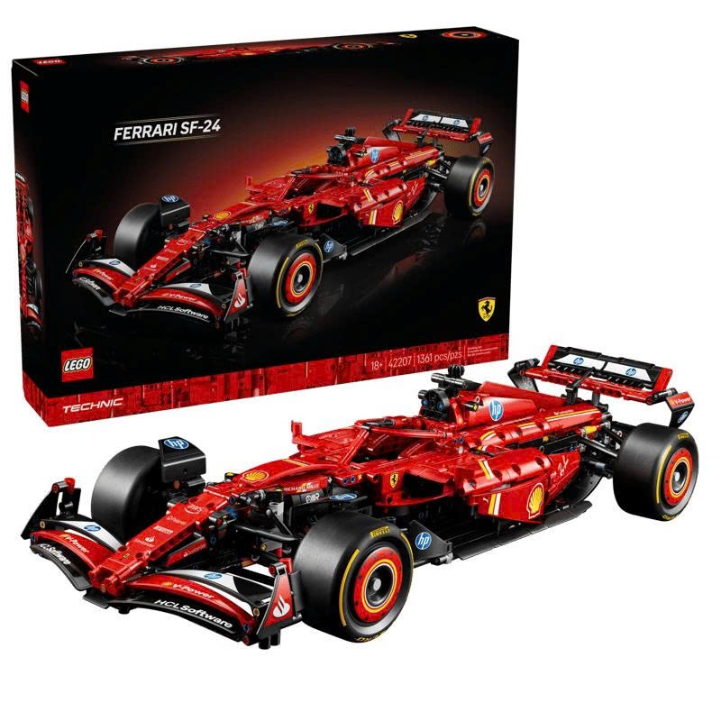 Lego 42207 Đồ Chơi Lắp Ráp Ferrari SF-24 F1 Car