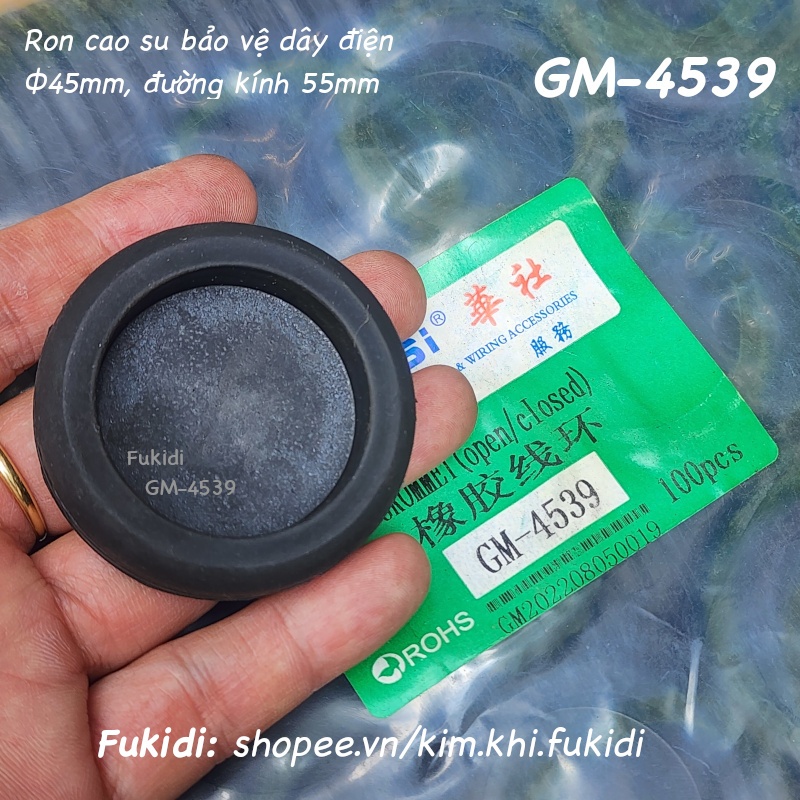 Ron cao su bảo vệ dây điện, phi 45mm đường kính 55mm - GM-4539