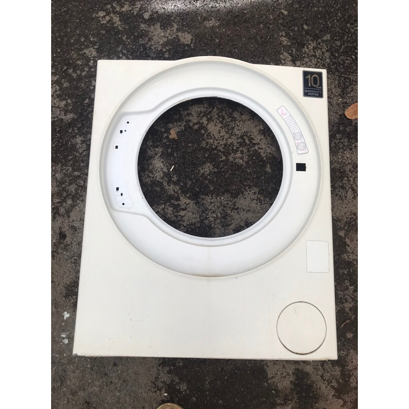 Mặt trước vỏ giặt máy Aqua 8kg AQD-A800F cũ tốt 95%