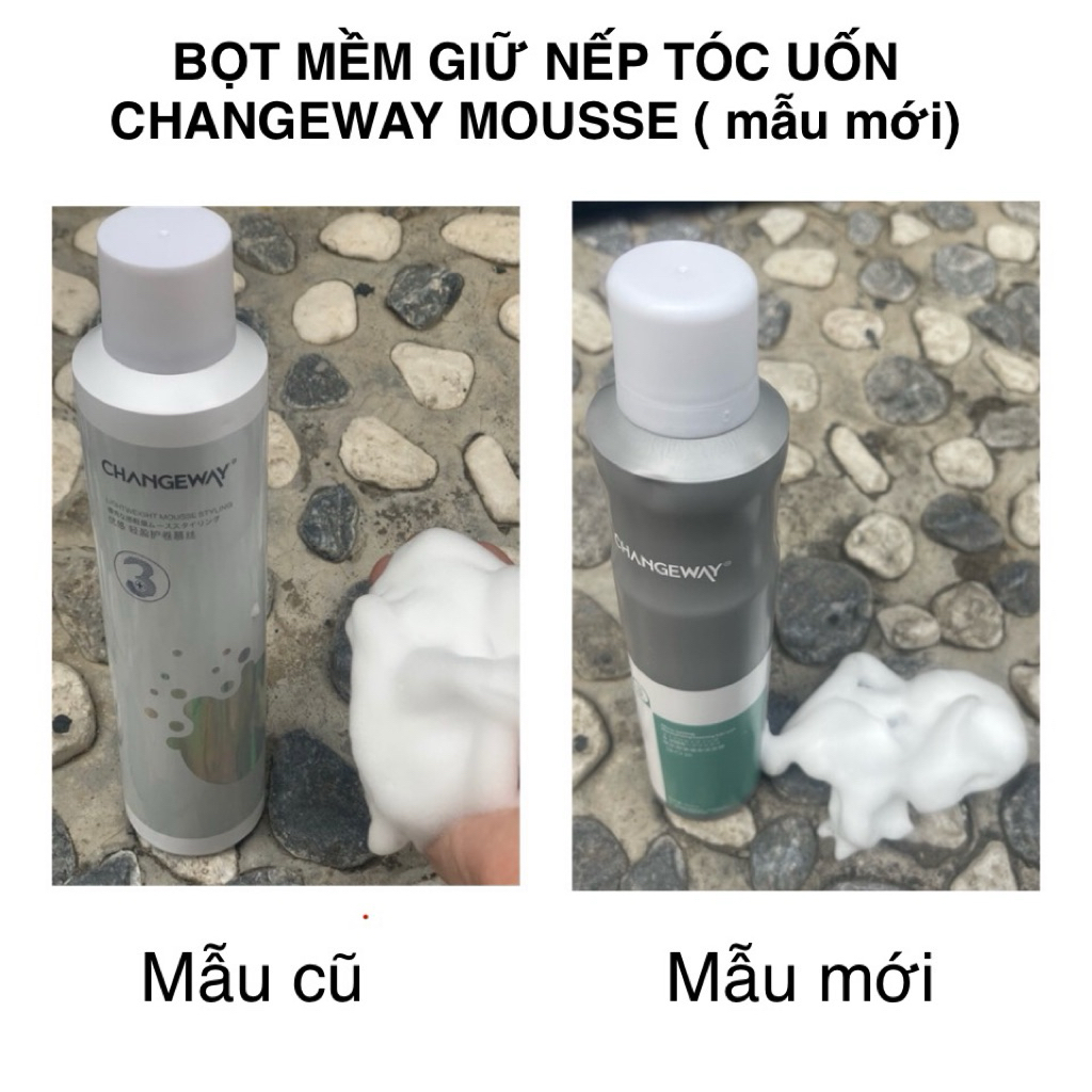 BỌT MỀM TẠO NẾP TÓC TỰ NHIÊN CHANGEWAY MOUSSE