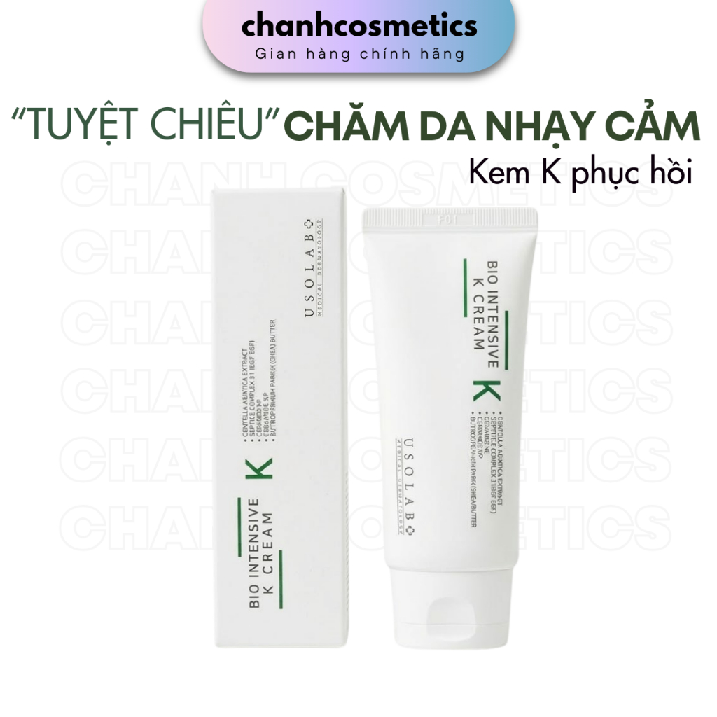 Usolab Bio Intensive K Cream Làm Dịu,Phục Hồi Da Tổn Thương | CHANH COSMETICS