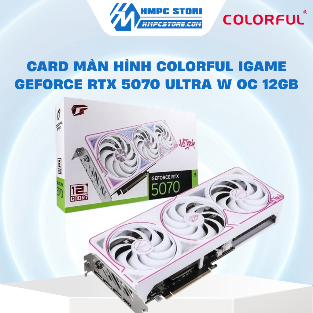 Card màn hình Colorful iGame GeForce RTX 5070 Ultra W OC 12GB - Bảo hành 36 tháng
