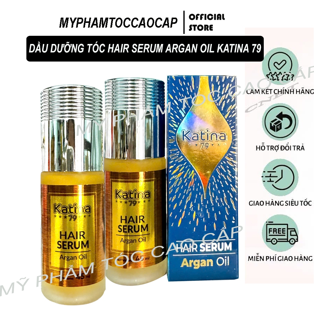 TINH DẦU DƯỠNG BÓNG VÀ PHỤC HỒI TÓC HAIR SERUM KATINA 50ML