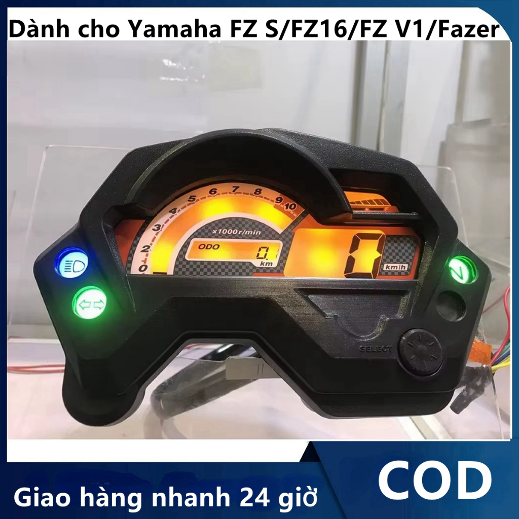 Đồng hồ tốc độ điện tử, màn hình LED hiển thị trên bảng điều khiển dành cho xe Yamaha FZ S/FZ16/Fz V