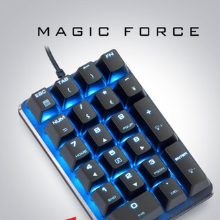 Bàn phím số cơ Magicforce Numpad - Trắng/Đen