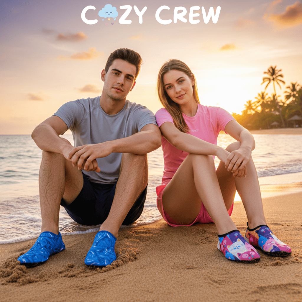 Giày Đi Biển, Dép Đi Biển, Giày Lội Nước, Giày Lặn Biển Co Giãn Ôm Chân Siêu Nhẹ, Chống Trơn Trượt, Thoát Nước Nhanh Khô