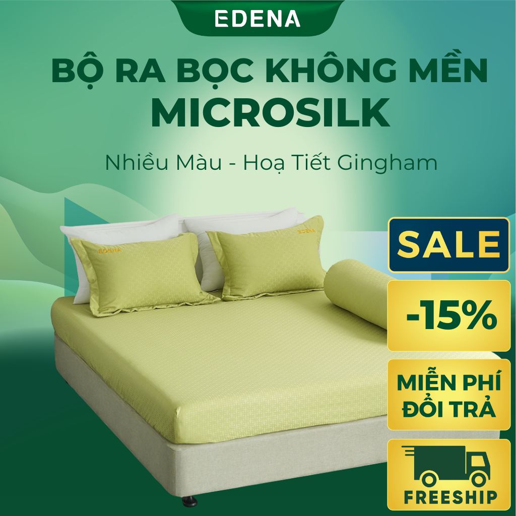 Bộ ra bọc không mền Edena Micro Silk
