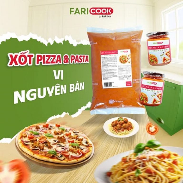 Xốt Pizza & Pasta Vị nguyên bản (Pizza & Pasta Sauce – Oiriginal Taste)