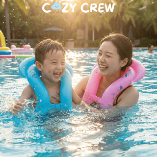 [TẶNG BƠM] Phao Bơi Cho Bé Chống Lật Cao Cấp - Phao Bơi Trẻ Em An Toàn - Phao Tập Bơi Cho Bé Đi Biển, Bể Bơi, Du Lịch Hè