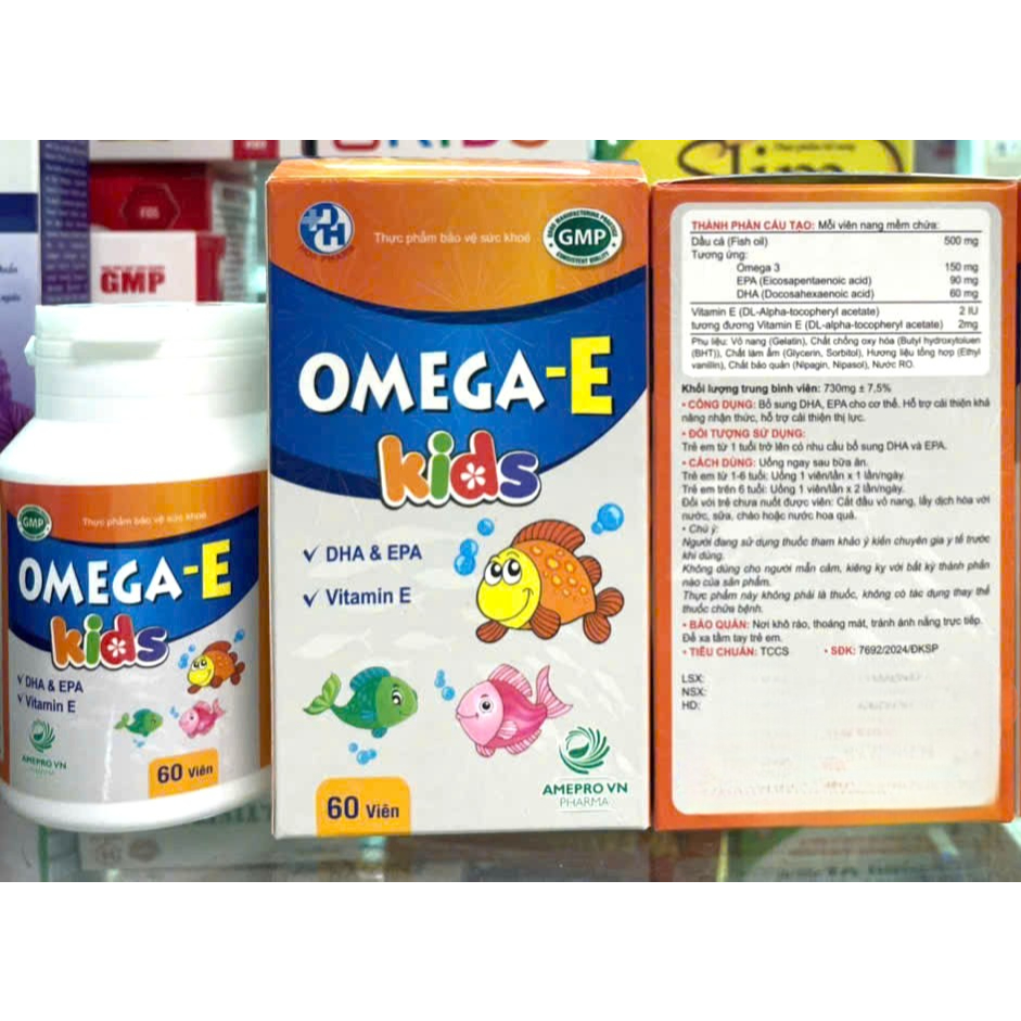 Omega 3  Omega E kids Omega 3 kids  Dùng cho người bị mắc bệnh tim mạch, cao huyết áp, xơ vữa động m