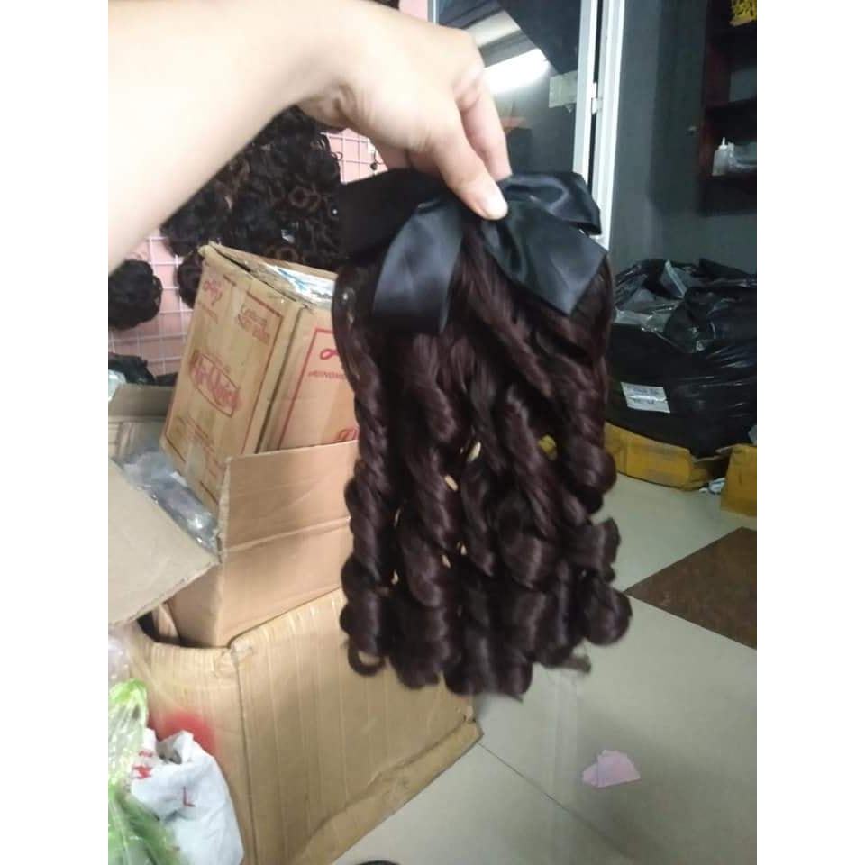 Tóc giả kẹp U ❤️FREESHIP❤️ Giảm 5k khi nhập mã [TOCGIADEP] - Tóc giả kẹp u xoăn dợn - mã ku13