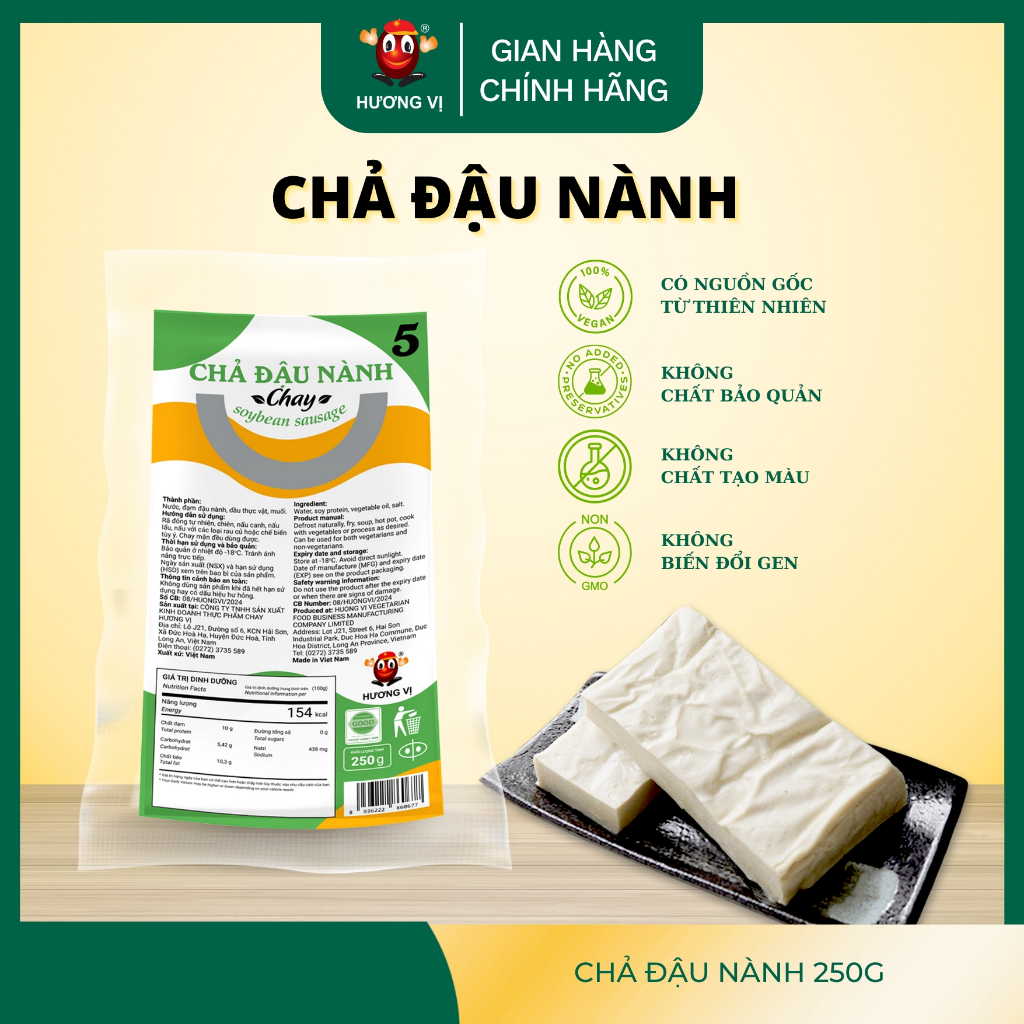 CHẢ ĐẬU NÀNH TÀU HỦ CHAY DAI NGON