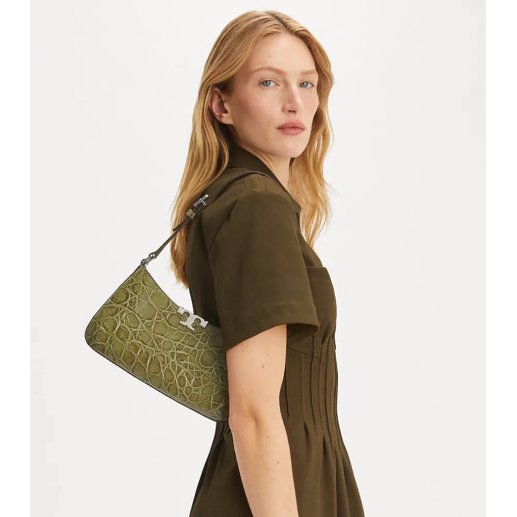Túi Tory Burch Eleanor Croc-Embossed Slim Shoulder Bag