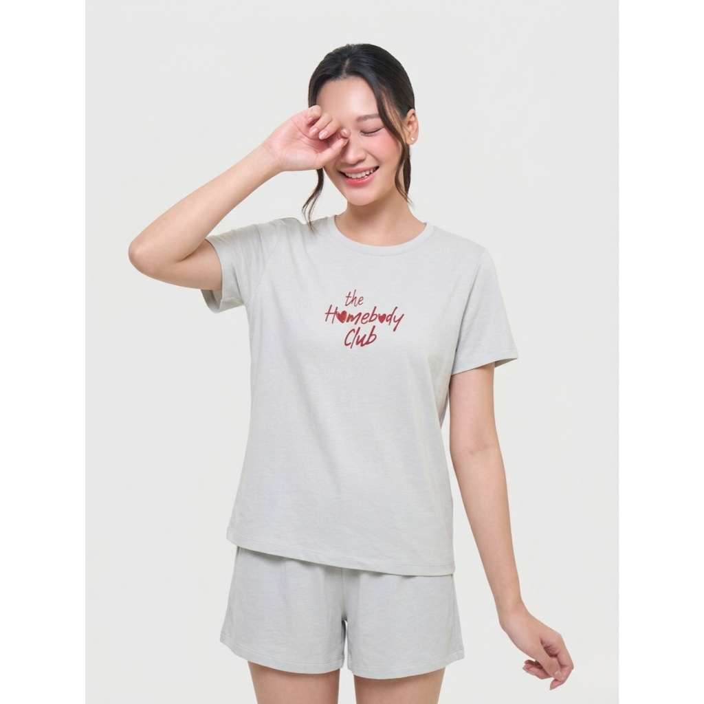 Bộ quần áo nữ CANIFA bộ hè thun cộc tay quần short có hình in PS26 6LS26S004 | BigBuy360 - bigbuy360.vn