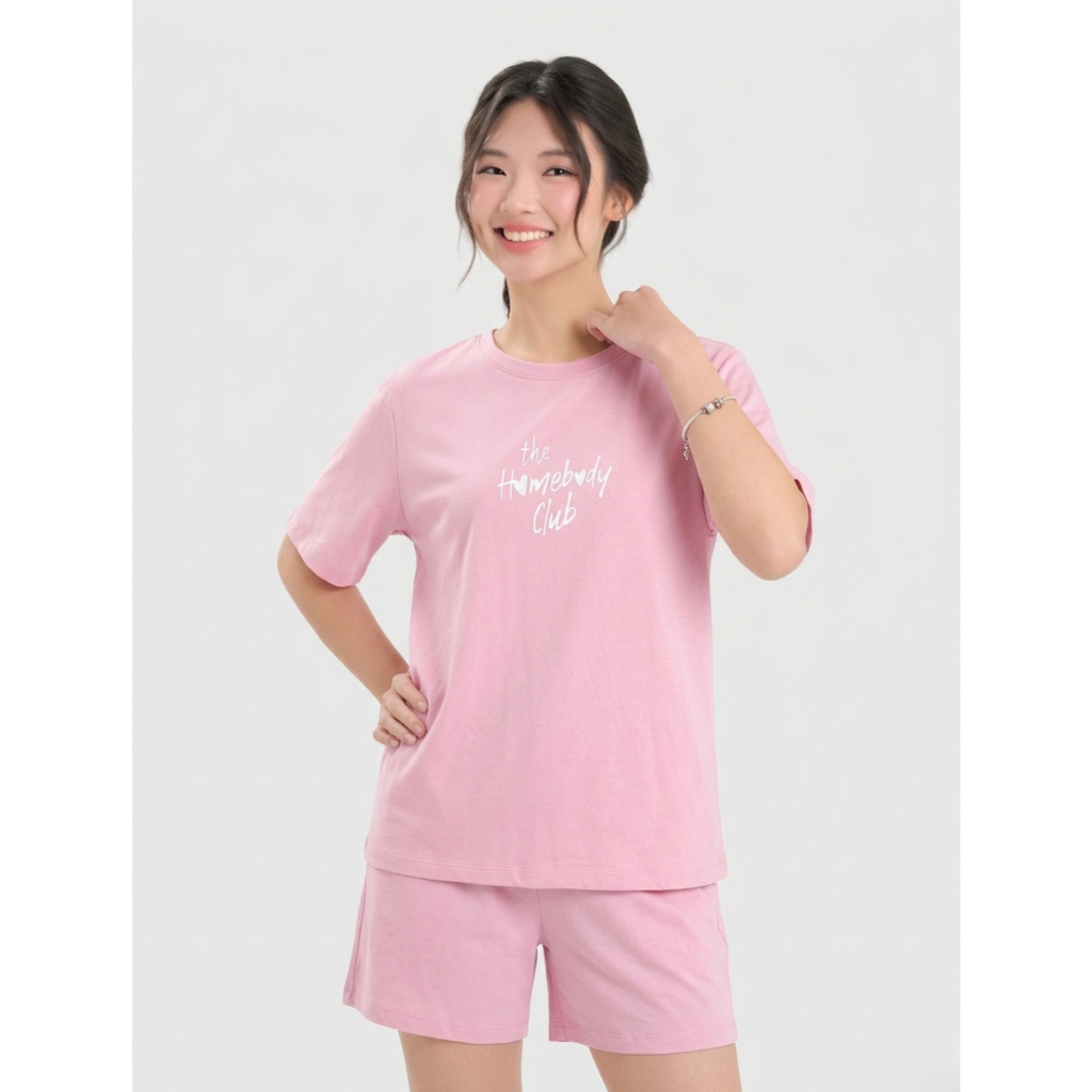 Bộ quần áo nữ CANIFA bộ hè thun cộc tay quần short có hình in PS26 6LS26S004 | BigBuy360 - bigbuy360.vn