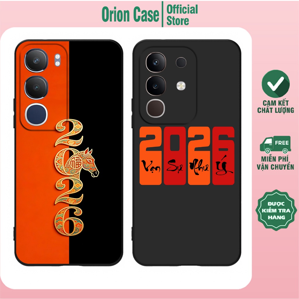 Ốp lưng Vivo Y29 4G - Vivo Y29 5G in hình ngựa 2026 may mắn, thành công