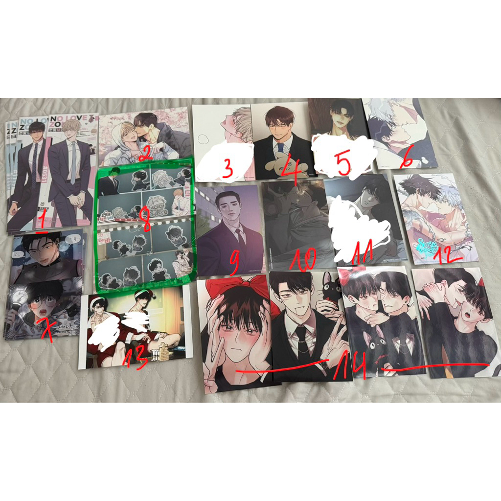 Ảnh in, goods bl manhwa, manhua chính hãng