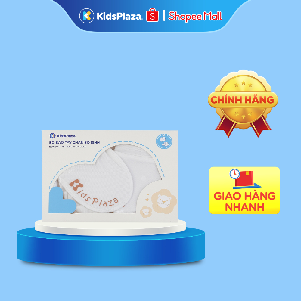 Set bao tay chân KidsPlaza TM24 (Be/ Hồng/ Xanh/ Trắng)