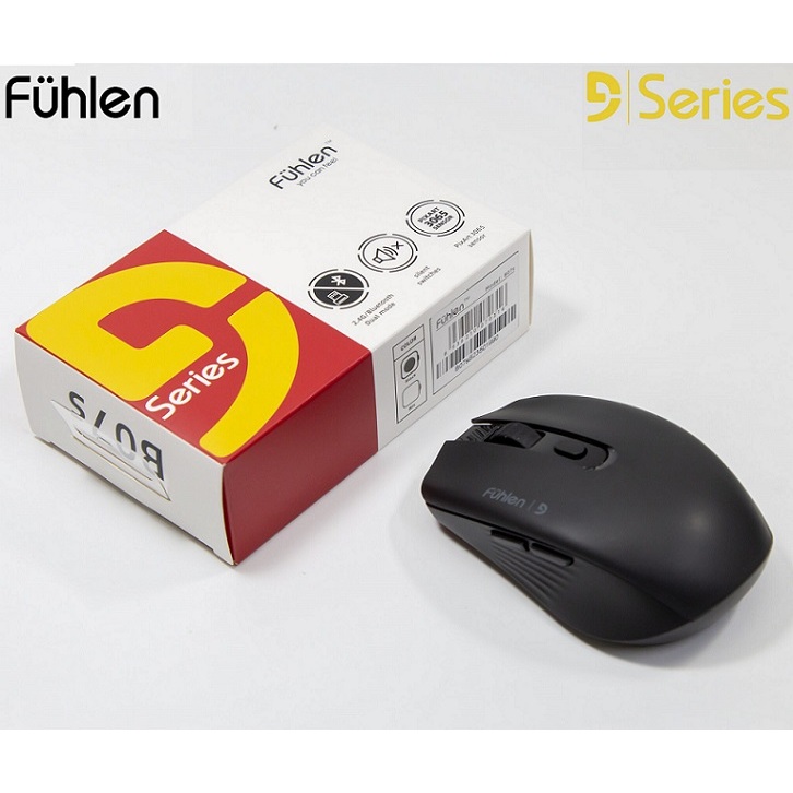 Chuột không dây Fuhlen B07S Black (Wireless 2.4Ghz/Bluetooth)